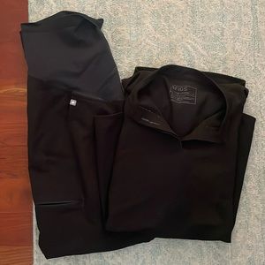 Medium scrub maternity set